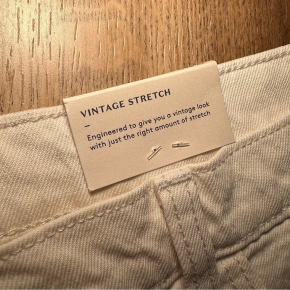 NWT High-Rise 90's Vintage Straight Jeans - Universal Thread Off-White Size 12 - Picture 7 of 12